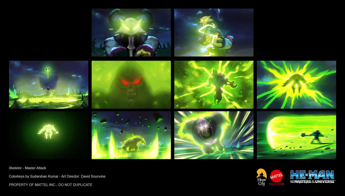 Colorkeys - Skeletor - Master Attack Colorkeys - Skeletor - Master Attack