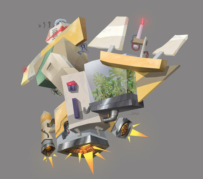 Spaceship - Rendering/Callout Spaceship - Rendering/Callout
